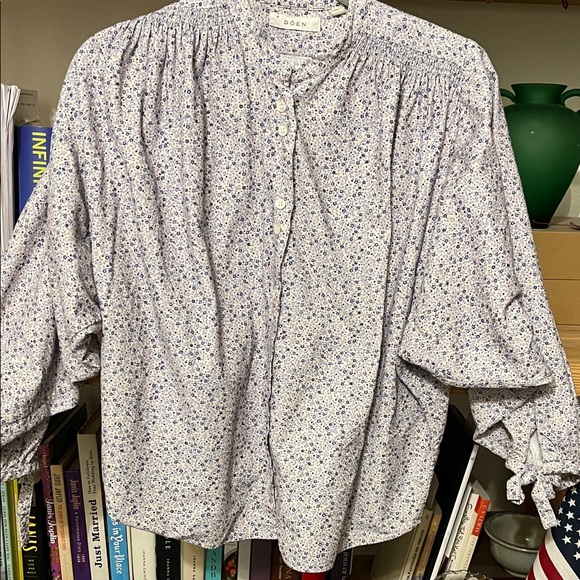 Doen O'Keefe Top in Cream California Wildflower - Good Pre-Loved Condition - Picture 3 of 7